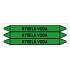 Značení potrubí, kyselá voda,3 ks, 355 × 37 mm